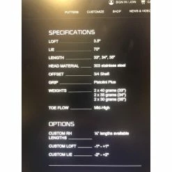 Men's Blade 2020 Special Select Newport 2.5 35" Putter -Golf Equipment Shop 189c53b09a6191f6c3c5380a35b52002b45d236e 108 550x550h