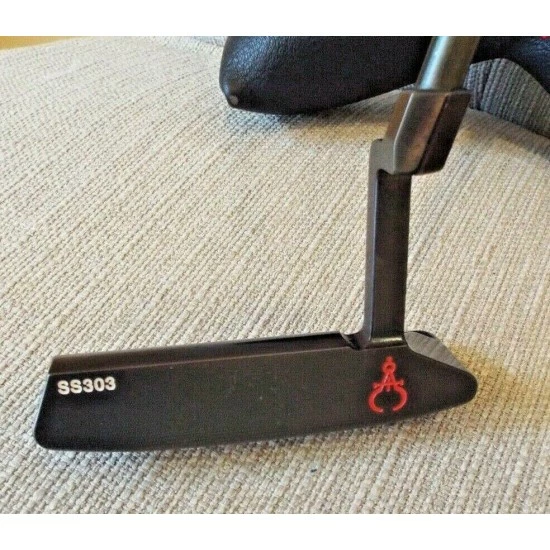Gauge Design Putter (Whitlam) Crazy Caliper SS303 - Stability Shaft - Gravity Grip - 34.5" - Rare 2 Gauge Design Putter (Whitlam) Crazy Caliper SS303 - Stability Shaft - Gravity Grip - 34.5" - Rare - Image 2