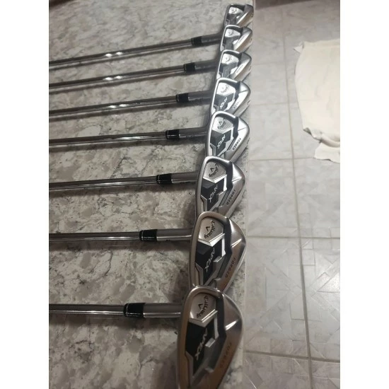 Men's Callaway Right Handed Apex 19 Iron Set Regular Flex Steel Shaft 1 Men's Callaway Right Handed Apex 19 Iron Set Regular Flex Steel Shaft
