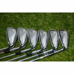 Mizuno Mp-64 Iron Set Right Handed 37.5" Steel Stiff Black Widow Grip
